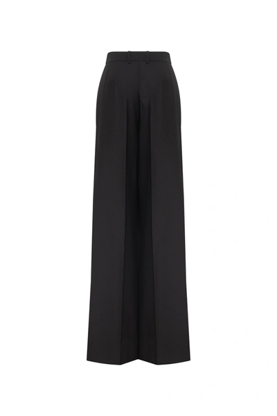 Milla High-rise Black Suit Pants, Xo Xo In Black