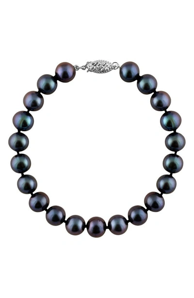 Shop Splendid Pearls Black Cultured Freshwater Pearl Bracelet
