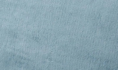 Woven & Weft Solid Plush Velour Sheet Set In Blue Surf