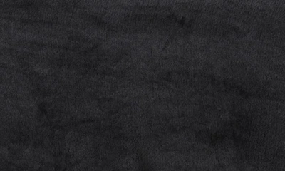 Woven & Weft Solid Plush Velour Sheet Set In Black