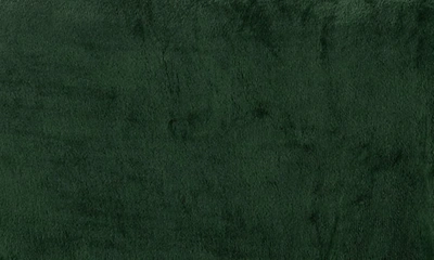 Woven & Weft Solid Plush Velour Sheet Set In Emerald