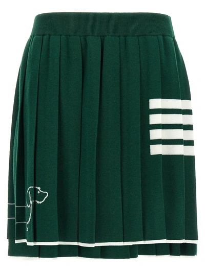 Shop Thom Browne Hector Skirts Green
