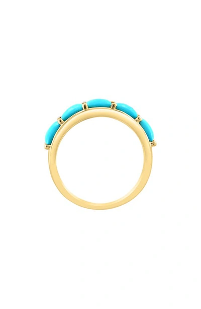 Shop Effy 14k Yellow Gold Turquoise Ring In Blue