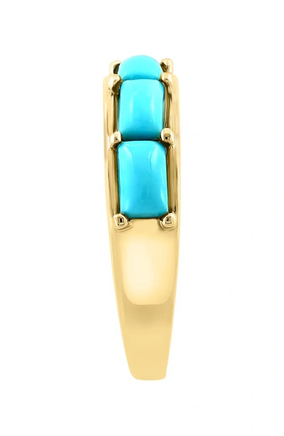Shop Effy 14k Yellow Gold Turquoise Ring In Blue