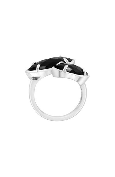Shop Effy Sterling Silver Onyx Ring In Black