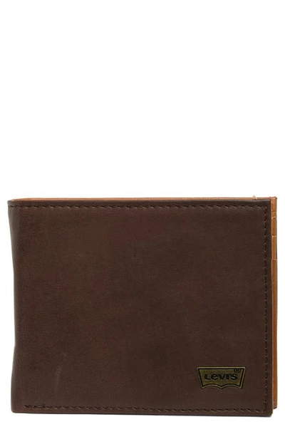 Shop Levi's® Grandview Passcase Rfid Wallet In Brown