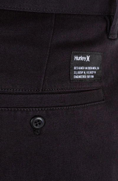 Shop Hurley Worker Icon Pants In Black