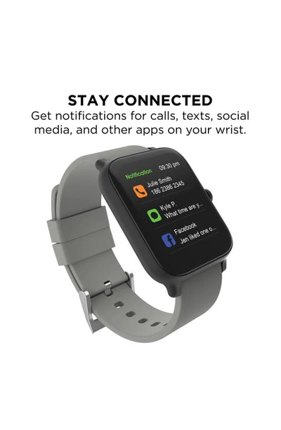 Shop I Touch 24/7 Evo Smartwatch, 43mm In Black Case Black/ Grey