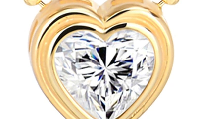 Gabi Rielle Radiant Love Cz Pendant Necklace In Gold