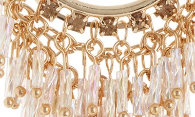 Shop Tasha Crystal Drop Earrings In Gold