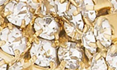 Shop Ettika Pavé Crystal Circle Drop Earrings In Gold