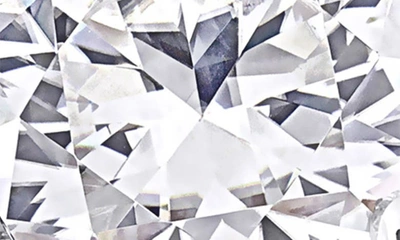 Delmar Sterling Silver Round Lab Created White Sapphire Solitaire Ring In Silver