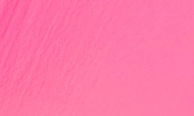 Meghan La Lilypad Surplice Long Sleeve Wrap Midi Dress In Neon Pink