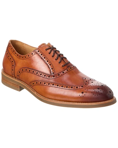 Shop Warfield & Grand Adams Leather Dress Shoe In Brown