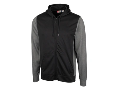 Shop Clique Men's Helsa Sport Colorblock Full Zip Jacket In Black