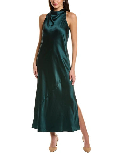 Shop Anne Klein Cowl Midi Dress In Green
