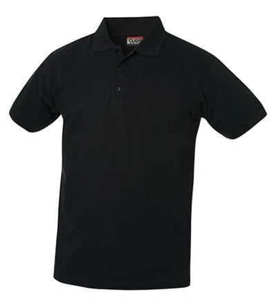 Clique Addison Youth Polo In Black