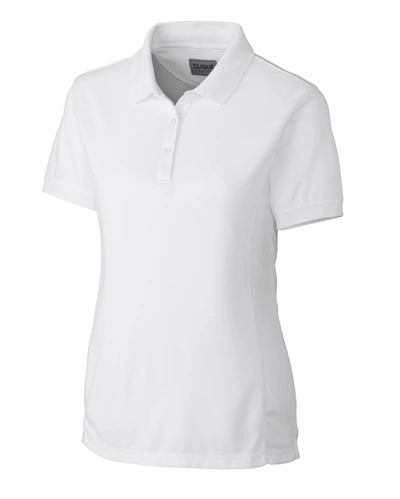 Shop Clique Oslo Pique Lady Polo Shirt In White