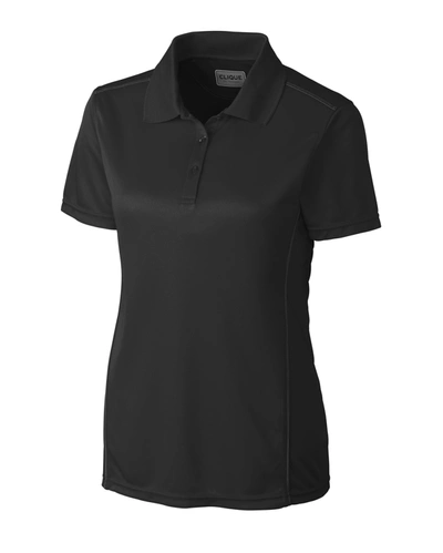 Shop Clique Ice Sport Lady Polo Shirt In Black