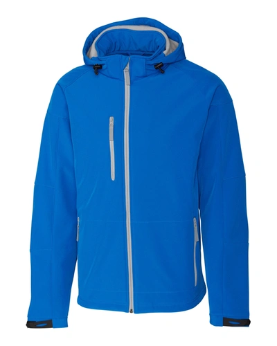 Shop Clique Men's Serac Softshell Jacket In Blue
