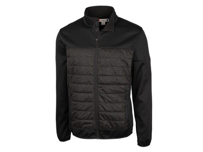 Shop Clique Men's Fiery Hybrid Jacket In Black