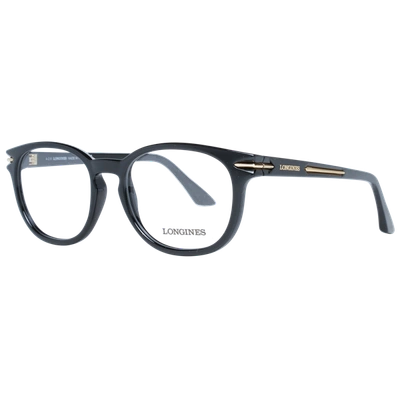 Shop Longines Ngines Unisex Optical Frames In Black