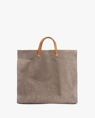 Shop Clare V Women's Simple Tote Bag In Dark Grey