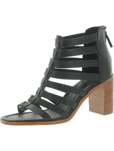 Shop Söfft Stratford Womens Leather Caged Gladiator Sandals In Black