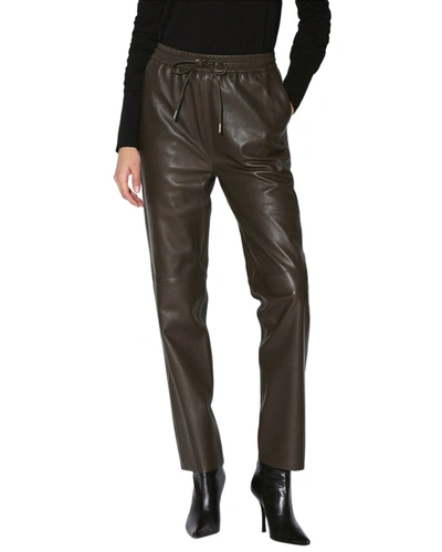 Shop Walter Baker Levie Leather Pant In Pink