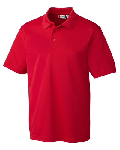 Shop Clique Men's Malmo Pique Polo Shirt In Red