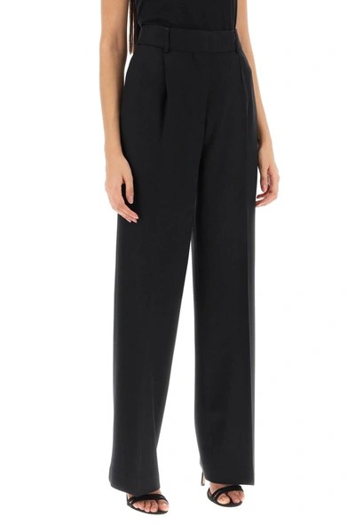 Shop Msgm Tailoring Pants With Wide Leg