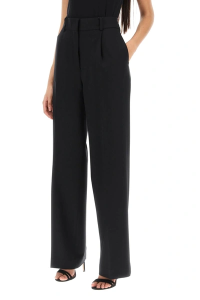 Shop Msgm Tailoring Pants With Wide Leg