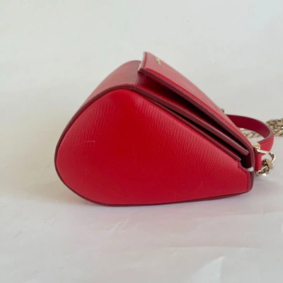 Pre-owned Givenchy Red Mini Pandora Box Bag