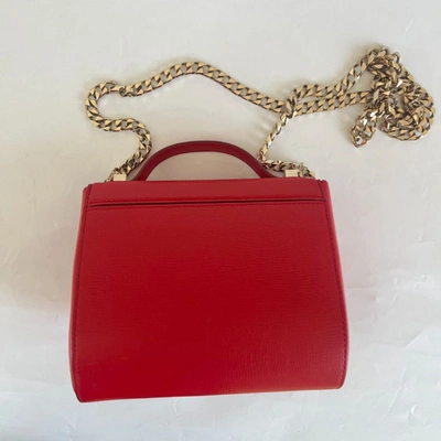 Pre-owned Givenchy Red Mini Pandora Box Bag