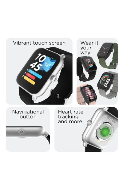 Shop I Touch 24/7 Evo Smartwatch, 43mm In Silver Case Silver/ Black