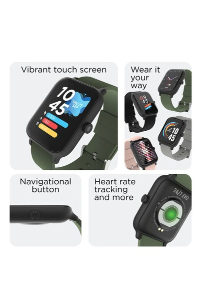 Shop I Touch 24/7 Evo Smartwatch, 43mm In Black Case Black/ Olive