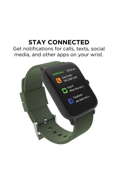 Shop I Touch 24/7 Evo Smartwatch, 43mm In Black Case Black/ Olive