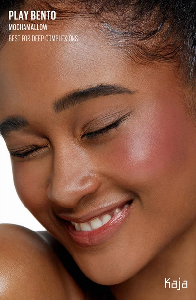 Kaja Face Bento Cream Bronzer, Powder Blush & Highlighter Sculpting Trio 03 Mochamallow In Mochamallow