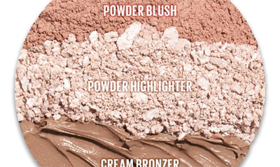 Kaja Face Bento Cream Bronzer, Powder Blush & Highlighter Sculpting Trio 00 Sugar Cookie In Sugar Cookie