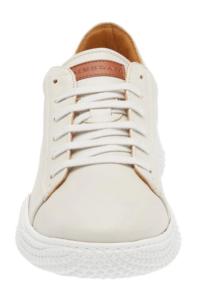 Mezlan Scallop Sneaker In White