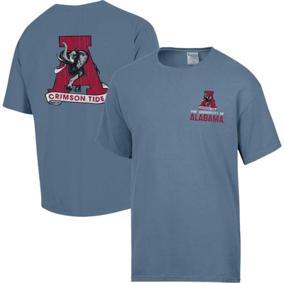 Shop Comfort Wash Steel Alabama Crimson Tide Vintage Logo T-shirt