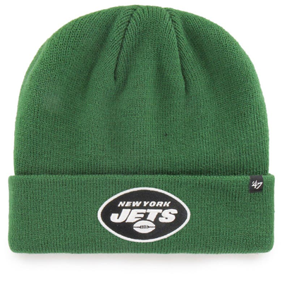 Shop 47 Youth ' Green New York Jets Basic Cuffed Knit Hat