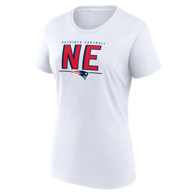 Shop Fanatics Branded Navy/white New England Patriots Two-pack Combo Cheerleader T-shirt Set