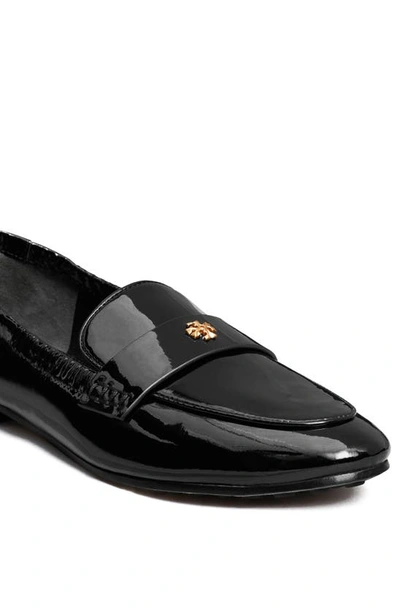 Shop Tory Burch Ballet Loafer In Black Patent