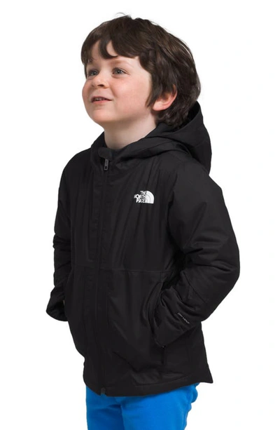 Shop The North Face Kids' Freedom Insulated Waterproof Hooded Jacket In Tnf Black