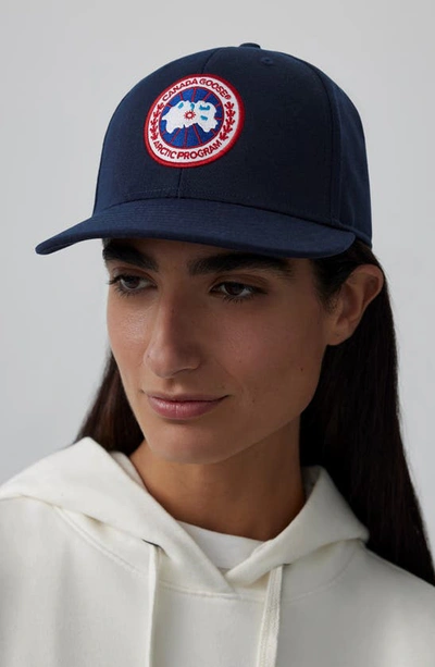 Canada Goose Arctic Adjustable Cap In Atlantic Navy