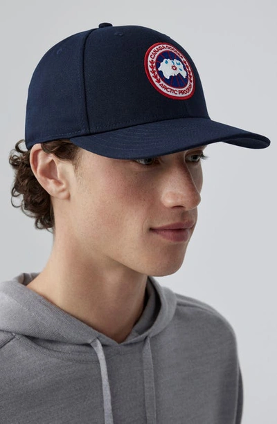 Canada Goose Arctic Adjustable Cap In Atlantic Navy