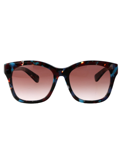 Shop Chloé Eyewear Square Frame Sunglasses In Multi