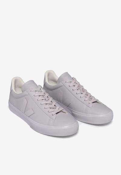 Shop Veja Campo Low-top Sneakers In Gray
