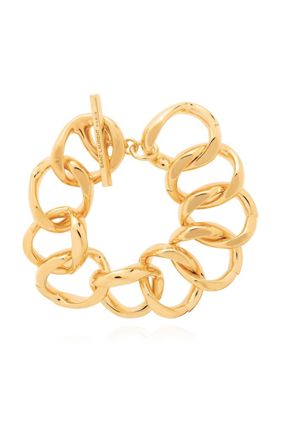 Shop Saint Laurent Chain Link Bracelet In Gold